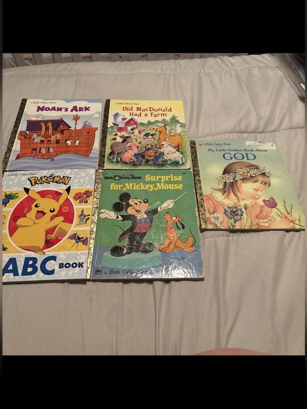 Little Golden Books Lot Of 5 Classics Collection Children Vintage Book Set